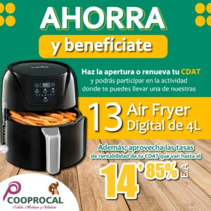 Lee más sobre el artículo ¡AHORRA Y BENEFÍCATE! Las mejores tasas de rentabilidad + Olla Air Fryer
