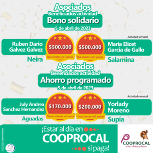 Lee más sobre el artículo Resultados BONO SOLIDARIO y AHORRO PROGRAMADO – 5 de Abril