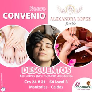 Lee más sobre el artículo Convenio – SPA de uñas Alexandra Lopez