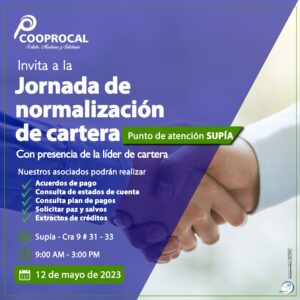Lee más sobre el artículo Jornada de normalización de cartera – Supía