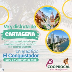Lee más sobre el artículo ¡VE Y DISFRUTA DE CARTAGENA CON ESTE CONVENIO!