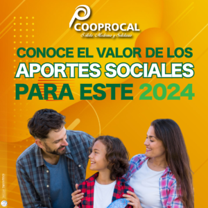 Lee más sobre el artículo TARIFA DE APORTES PARA ESTE 2024 😎
