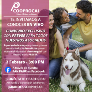 Lee más sobre el artículo Hacemos extensiva la invitación para que conozcas los beneficios del PLAN EXEQUIAL CON PREVER 😎.