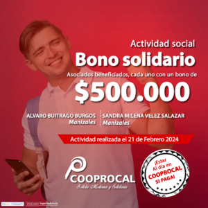 Lee más sobre el artículo Felicidades a nuestros asociados beneficiados en las actividades sociales del BONO SOLIDARIO del día 21 de febrero.