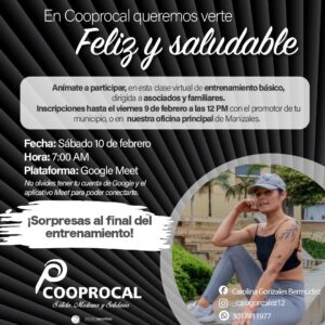 Lee más sobre el artículo En COOPROCAL queremos verte SALUDABLE Y FELIZ