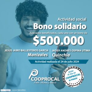 Lee más sobre el artículo Felicidades a nuestras asociadas beneficiadas en las actividades sociales del BONO SOLIDARIO del día 24 de julio.