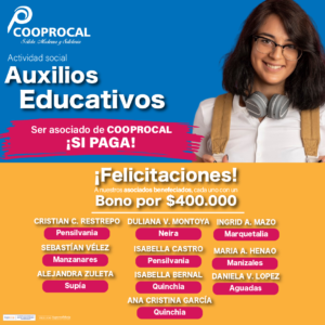 Lee más sobre el artículo Felicidades a nuestros asociados beneficiados en nuestra actividad de AUXILIOS EDUCATIVOS🤩.