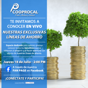 Lee más sobre el artículo PARTICIPA EN NUESTRO LIVE Y CONOCE TODAS NUESTRAS LÍNEAS DE AHORRO😎
