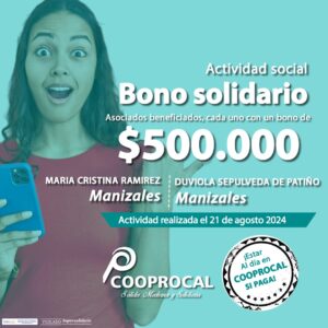 Lee más sobre el artículo Felicidades a nuestras asociadas beneficiadas en las actividades sociales del BONO SOLIDARIO del día 23 de agosto.