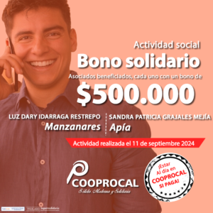 Lee más sobre el artículo Felicidades a nuestras asociadas beneficiadas en las actividades sociales del BONO SOLIDARIO del día 11 de septiembre.