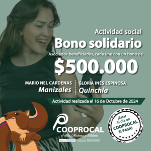 Lee más sobre el artículo Felicidades a nuestros asociados beneficiados en las actividades sociales del BONO SOLIDARIO del día 16 de Octubre.