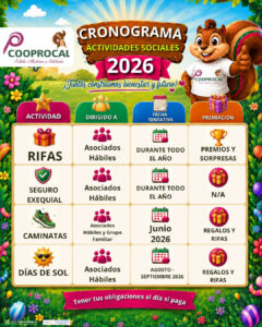 Lee más sobre el artículo ¡PROGRAMÁTE, LLEGAN LAS ACTIVIDADES QUE TANTO NOS GUSTAN! ✅🐿