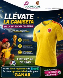 Lee más sobre el artículo SIGUE LA FIEBRE DEL MUNDIAL EN COOPROCAL 🇨🇴⚽️